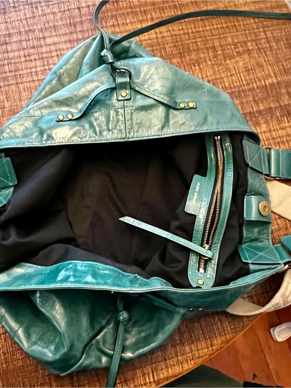 Isabel Marant Teal Green Wardy Tote - Picture 4 of 4